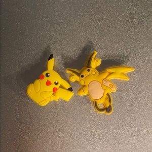 Two Pokémon jibbitz!